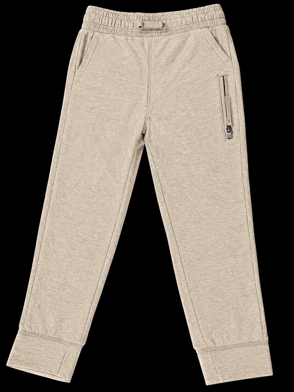 all in motion Beige Kids Jogger Pants with Zip Pocket